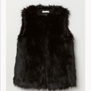 H&M faux fur vest
